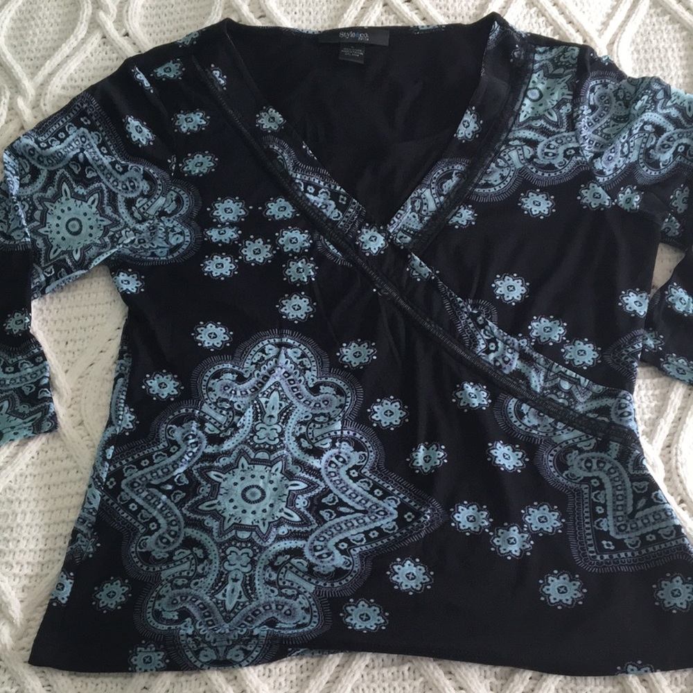 Syle & Co 3/4 sleeve top.